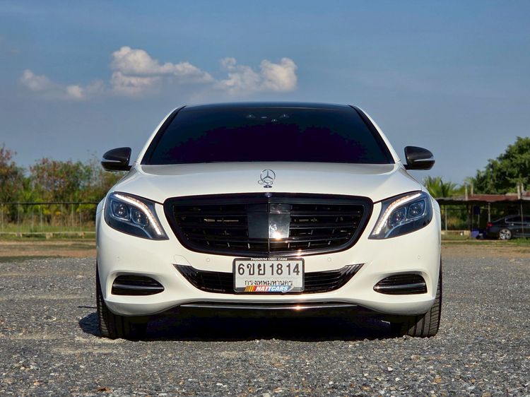 Mercedes-Benz S-Class 2016 S500 Sedan ปลั๊กอินไฮบริด (PHEV) ไม่ติดแก๊ส เกียร์อัตโนมัติ ขาว รูปที่ 2