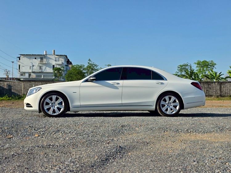 Mercedes-Benz S-Class 2016 S500 Sedan ปลั๊กอินไฮบริด (PHEV) ไม่ติดแก๊ส เกียร์อัตโนมัติ ขาว รูปที่ 3