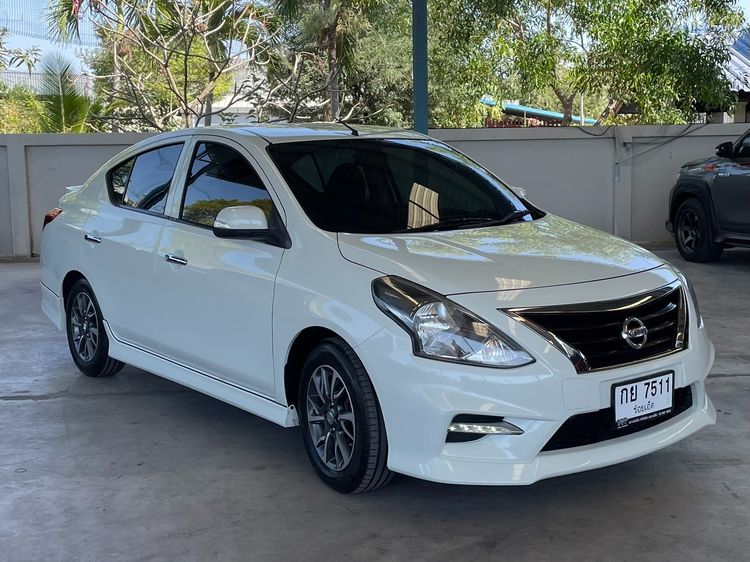Nissan Almera 2019 1.2 E Sportech Sedan เบนซิน ไม่ติดแก๊ส เกียร์อัตโนมัติ ขาว รูปที่ 3