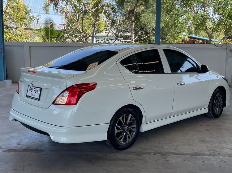 Nissan Almera 2019 1.2 E Sportech Sedan เบนซิน ไม่ติดแก๊ส เกียร์อัตโนมัติ ขาว รูปที่ 2