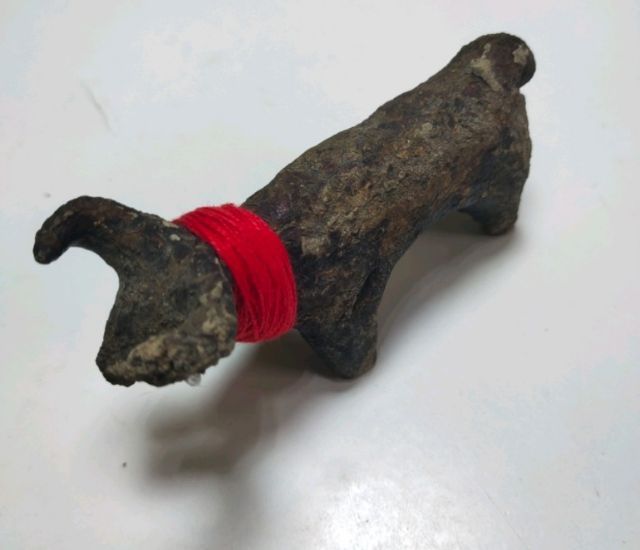 วัวธนูหลวงพ่อน้อย คันธโชโต วัดศรีษะทอง จังหวัดนครปฐม ตัวใหญ่  รูปที่ 4