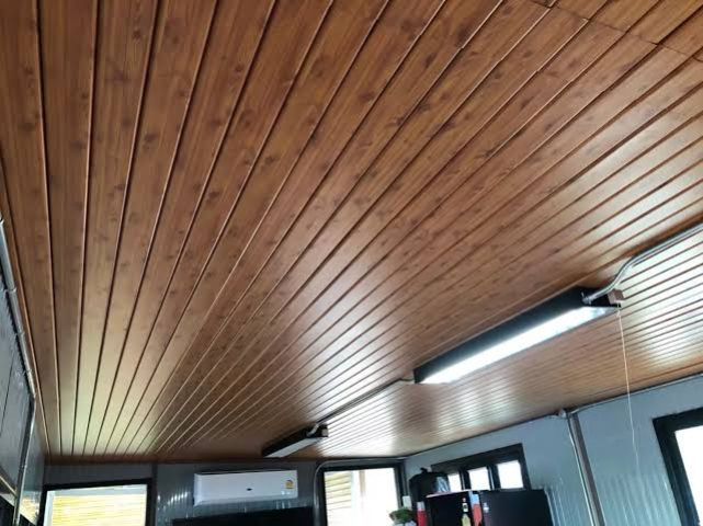 อลูมิเนียมตัวซีลายไม้