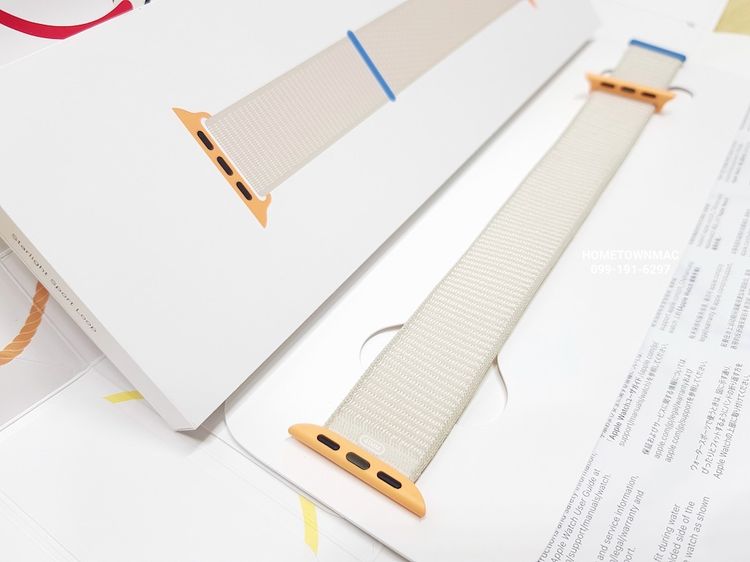 Apple Watch S9 41mm. Starlight Aluminum Starlight Sport Loop (GPS+Cellular) สวย ครบกล่อง มีประกัน+ของแถม รูปที่ 8