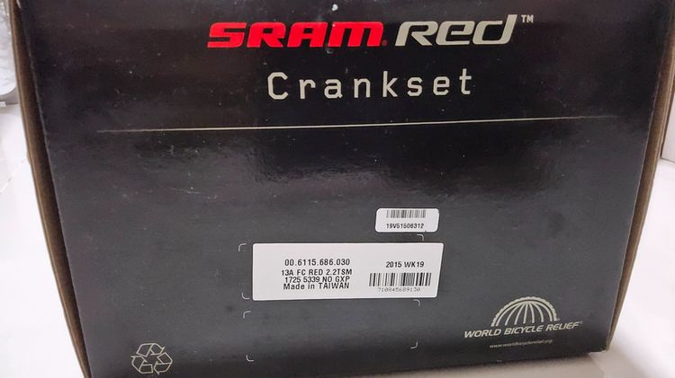 ขาย SRAM Red Crankset 10s 53 39 172.5mm - ของใหม่เก่าเก็บ (NOS) รูปที่ 2
