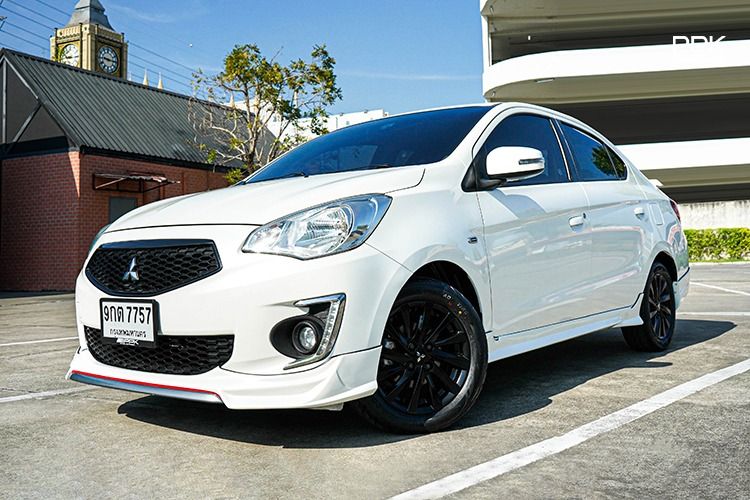 รถ Mitsubishi Attrage 1.2 GLS LTD สี ขาว