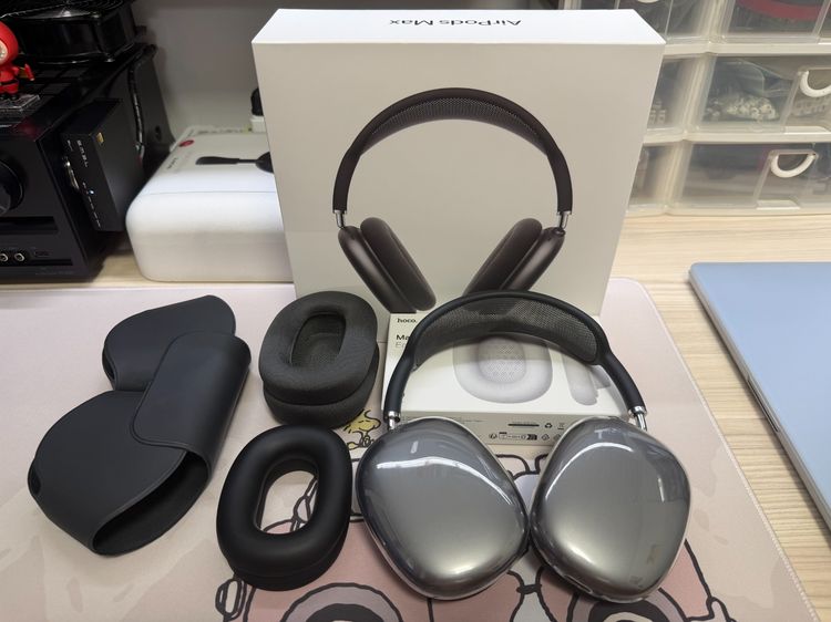 หูฟัง Airpods Max Lightning สีเทา Space Gray อุปกรณ์ครบกล่อง + ของแถม รูปที่ 8