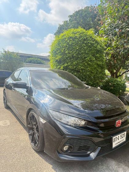 Honda Civic 2018 1.5 Turbo Sedan เบนซิน ไม่ติดแก๊ส เกียร์อัตโนมัติ ดำ รูปที่ 4