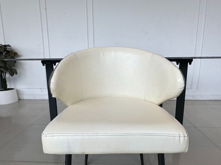 ชุดโต๊ะทานอาหาร 4 ที่นั่ง ท็อปหินสีดำ โครงขาเหล็ก พร้อมเก้าอี้ รูปที่ 13