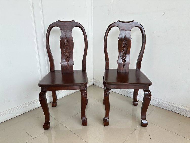 ชุดโต๊ะทานอาหารไม้จริง 8 ที่นั่ง ท็อปทรงกลม  รูปที่ 12