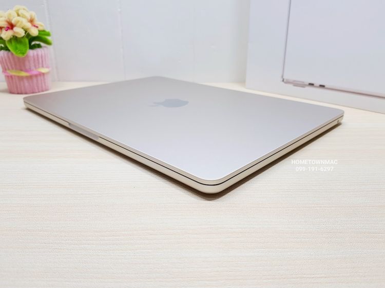 MacbookAir (Retina13-inch, 2024) M3 8-Core CPU 8-Core GPU SSD 256Gb Ram 16Gb Starlight สวย ครบกล่อง ใช้น้อย แบต100 รูปที่ 5