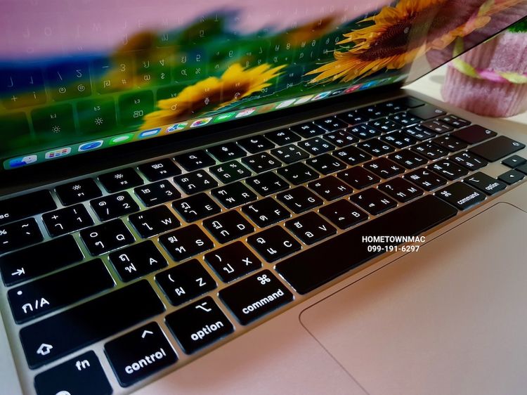 MacbookAir (Retina13-inch, 2024) M3 8-Core CPU 8-Core GPU SSD 256Gb Ram 16Gb Starlight สวย ครบกล่อง ใช้น้อย แบต100 รูปที่ 8