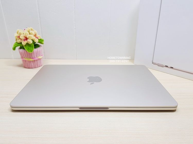 MacbookAir (Retina13-inch, 2024) M3 8-Core CPU 8-Core GPU SSD 256Gb Ram 16Gb Starlight สวย ครบกล่อง ใช้น้อย แบต100 รูปที่ 3