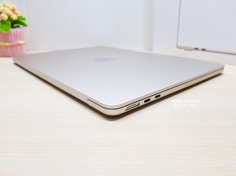 MacbookAir (Retina13-inch, 2024) M3 8-Core CPU 8-Core GPU SSD 256Gb Ram 16Gb Starlight สวย ครบกล่อง ใช้น้อย แบต100 รูปที่ 7