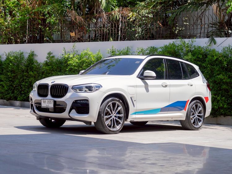 BMW X3 2021 2.0 xDrive30e M Sport 4WD Utility-car ปลั๊กอินไฮบริด (PHEV) ไม่ติดแก๊ส เกียร์อัตโนมัติ ขาว รูปที่ 3