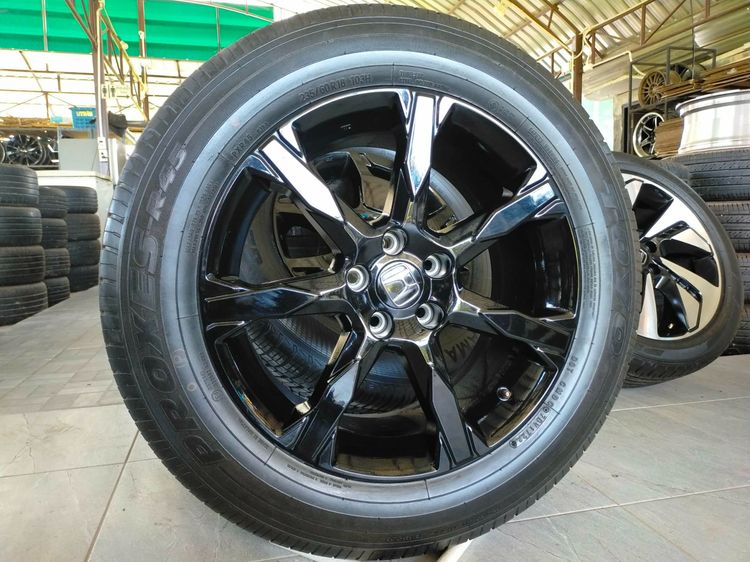 แม็กฮอนด้า ขอบ18 สีอบpowder coat พร้อมยางโตโย 235 60 18 ปี22 ยางสวยทุกเส้นตามรูปใส่ CRV g3 t4 g5 g6 ได้เลย รูปที่ 2