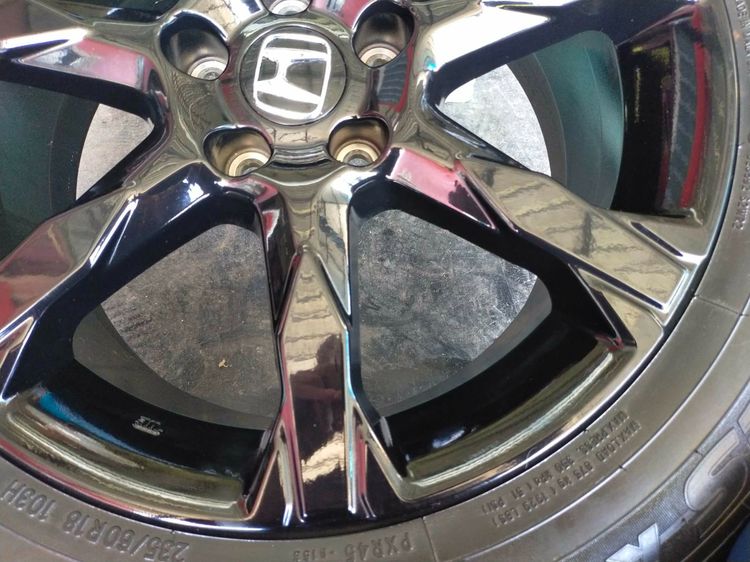 แม็กฮอนด้า ขอบ18 สีอบpowder coat พร้อมยางโตโย 235 60 18 ปี22 ยางสวยทุกเส้นตามรูปใส่ CRV g3 t4 g5 g6 ได้เลย รูปที่ 7