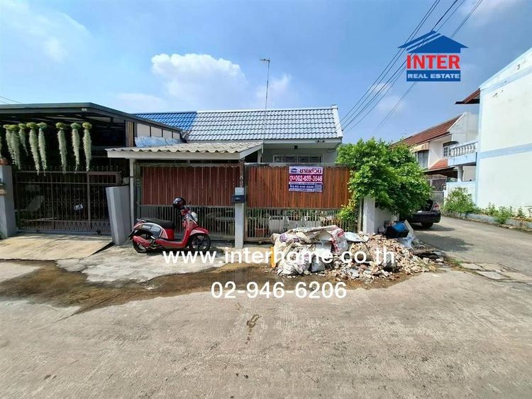 ทาวน์เฮ้าส์ 1 ชั้น 28 ตร.ว. หมู่บ้านเทพประทาน3 ใกล้วัดจันทร์บางกรวย ถนนบางกรวย-ไทรน้อย บางกรวย นนทบุรี