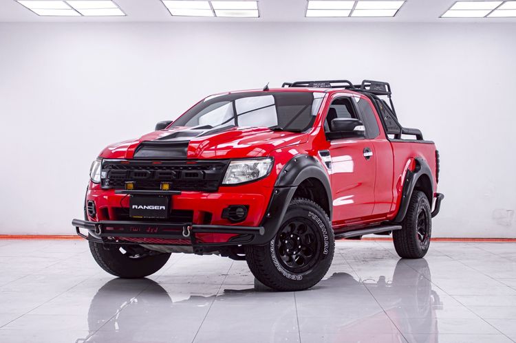 รถ Ford Ranger 2.2 Hi-Rider XLT สี แดง