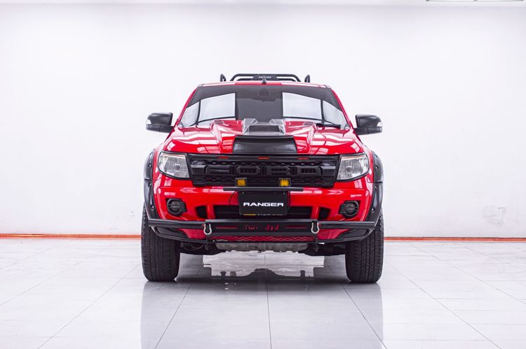 Ford Ranger 2013 2.2 Hi-Rider XLT Pickup ดีเซล ไม่ติดแก๊ส เกียร์ธรรมดา แดง รูปที่ 4