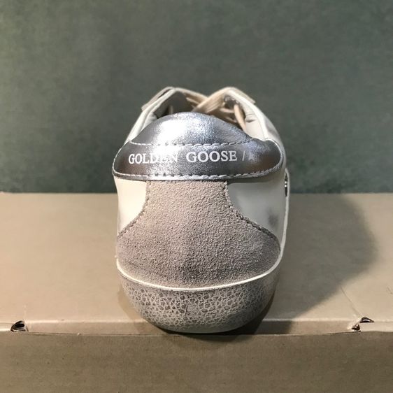 Golden Goose Super-Star White Ice Gray Gold Glitter (Women's)  รูปที่ 3