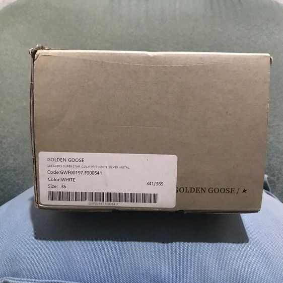 Golden Goose Super-Star White Ice Gray Gold Glitter (Women's)  รูปที่ 14