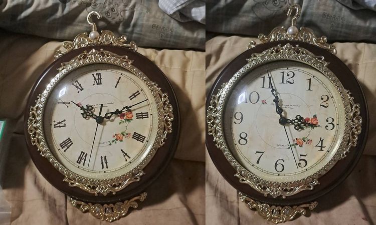 นาฬิกาแขวน 2 หน้า