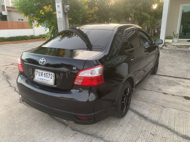 Toyota Vios 2010 1.5 E เบนซิน ไม่ติดแก๊ส เกียร์อัตโนมัติ ดำ รูปที่ 4