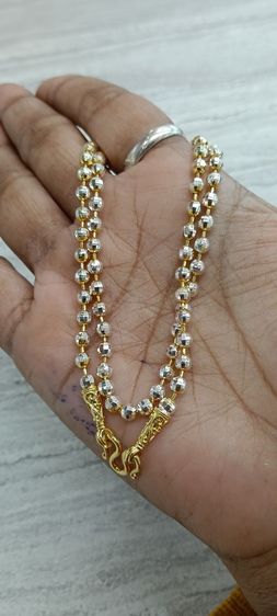 สร้อยคอทองคำขาวงานจิวเวอร์รี่ไม่ลอกไม่ดำยาว 24 นิ้ว รูปที่ 9