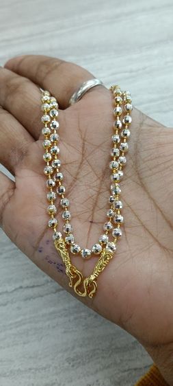 สร้อยคอทองคำขาวงานจิวเวอร์รี่ไม่ลอกไม่ดำยาว 24 นิ้ว รูปที่ 8