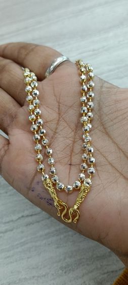 สร้อยคอทองคำขาวงานจิวเวอร์รี่ไม่ลอกไม่ดำยาว 24 นิ้ว รูปที่ 2