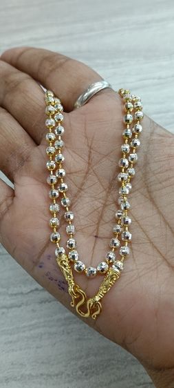 สร้อยคอทองคำขาวงานจิวเวอร์รี่ไม่ลอกไม่ดำยาว 24 นิ้ว รูปที่ 18