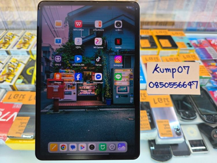 ขาย Xiaomi Pad 6 สีฟ้า Mist Blue RAM 8 ROM 256 มือ2 สภาพสวย ครบกล่อง 6900 บาท ครับ รูปที่ 10