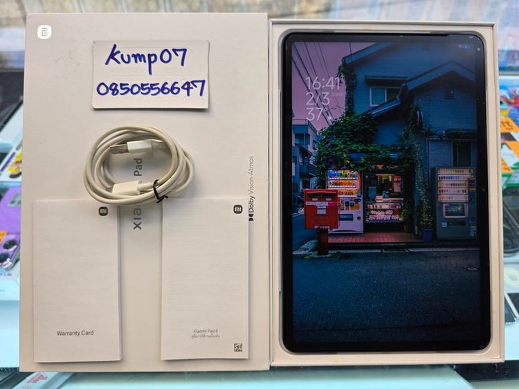 ขาย Xiaomi Pad 6 สีฟ้า Mist Blue RAM 8 ROM 256 มือ2 สภาพสวย ครบกล่อง 6900 บาท ครับ รูปที่ 12