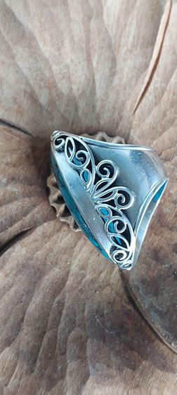 แหวนเงินแท้หัวเทอร์ควอยซ์ รูปที่ 2