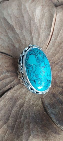 แหวนเงินแท้หัวเทอร์ควอยซ์ รูปที่ 3