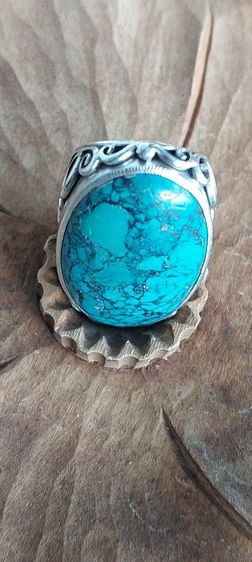 แหวนเงินแท้หัวเทอร์ควอยซ์ รูปที่ 7