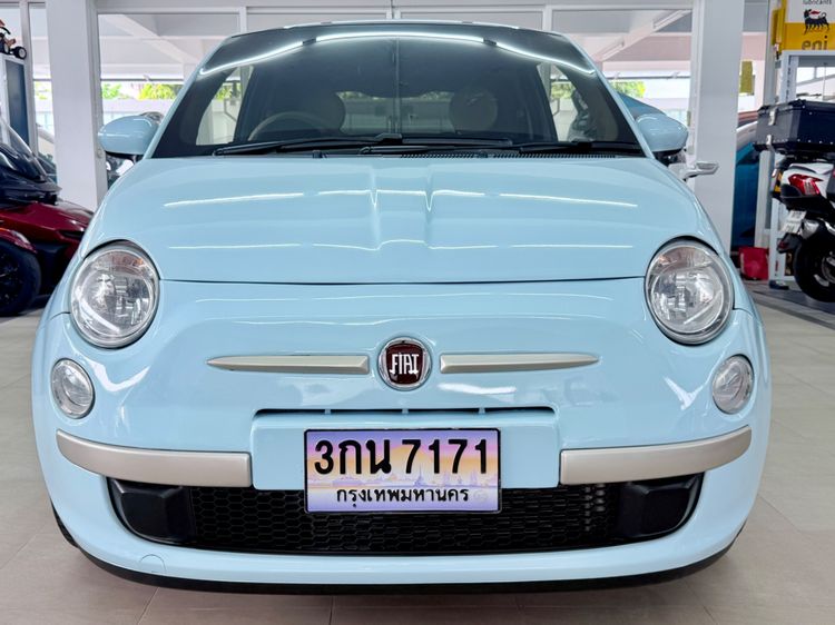 Fiat Fiat 500  2011 1.2 Sedan เบนซิน ไม่ติดแก๊ส เกียร์อัตโนมัติ ฟ้า รูปที่ 2