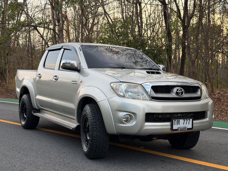 Toyota Hilux Vigo 2011 3.0 G 4WD Pickup ดีเซล ไม่ติดแก๊ส เกียร์อัตโนมัติ เทา รูปที่ 2