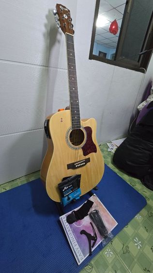 🎸 ขายกีตาร์โปร่งไฟฟ้า สภาพสวย พร้อมใช้งาน อุปกรณ์ครบ รูปที่ 7