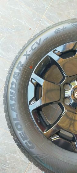 แม็กโตโยต้า ขอบ18 พร้อมยางป้ายแดงโยโกฮาม่า 265 60 18 ปลายปี25 ตุ่มหน้ายางยังอยู่ทุกเส้นตามรูป ใส่รีโว่วีโก้ฟอร์จูนเนอร์  รูปที่ 9