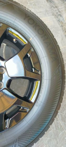 แม็กโตโยต้า ขอบ18 พร้อมยางป้ายแดงโยโกฮาม่า 265 60 18 ปลายปี25 ตุ่มหน้ายางยังอยู่ทุกเส้นตามรูป ใส่รีโว่วีโก้ฟอร์จูนเนอร์  รูปที่ 11