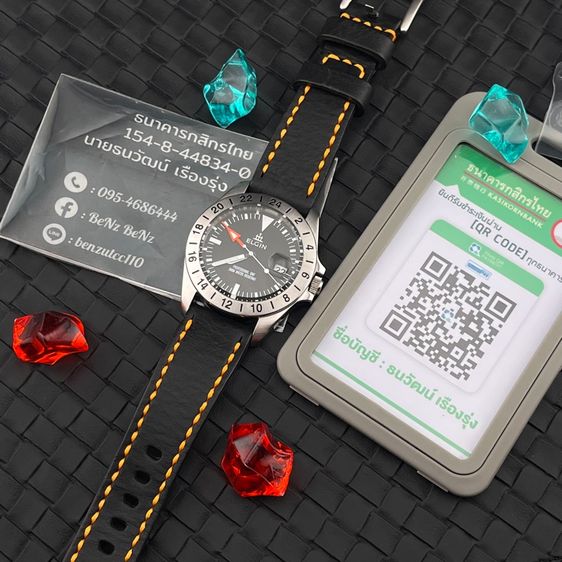 Elgin Professional GMT Watch  Vintage  รูปที่ 7