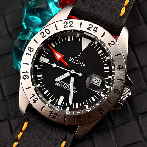 Elgin Professional GMT Watch  Vintage  รูปที่ 2
