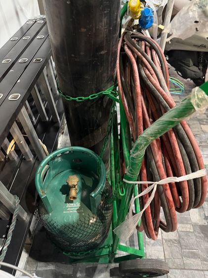 ชุดแก๊สสนามครบชุดพร้อมใช้เกจ์ลมเกจ์แก๊ส หัวตัด รูปที่ 3