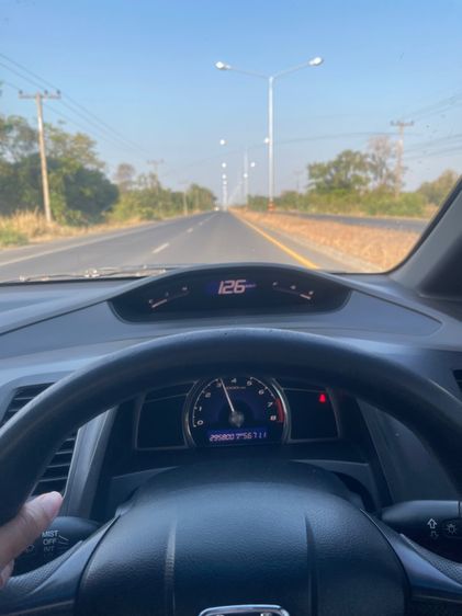 Honda Civic 2007 1.8 E i-VTEC Sedan เบนซิน ไม่ติดแก๊ส เกียร์ธรรมดา ดำ รูปที่ 4