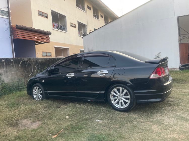 Honda Civic 2007 1.8 E i-VTEC Sedan เบนซิน ไม่ติดแก๊ส เกียร์ธรรมดา ดำ รูปที่ 2