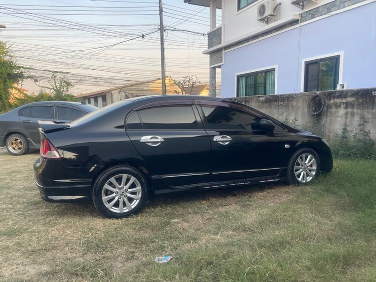 Honda Civic 2007 1.8 E i-VTEC Sedan เบนซิน ไม่ติดแก๊ส เกียร์ธรรมดา ดำ รูปที่ 3