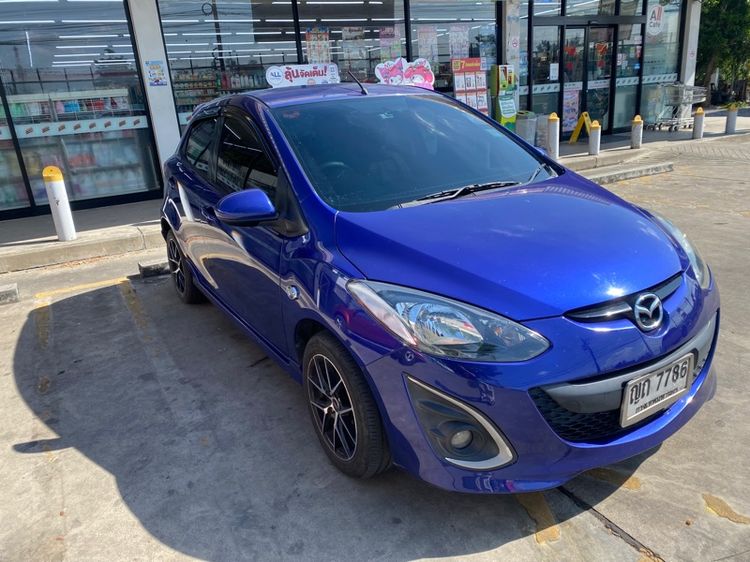 Mazda Mazda 2 2010 1.5 Spirit Sports Sedan เบนซิน ไม่ติดแก๊ส เกียร์อัตโนมัติ น้ำเงิน รูปที่ 2