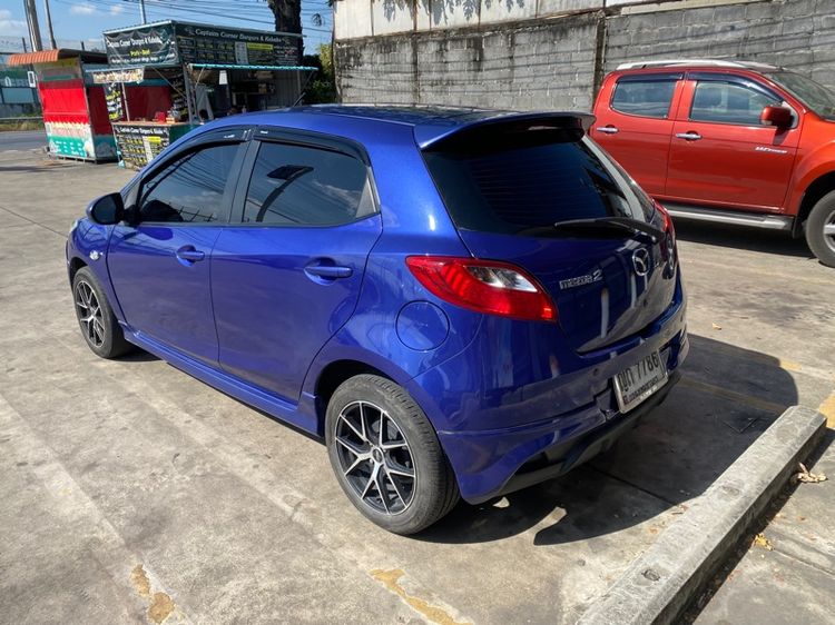 Mazda Mazda 2 2010 1.5 Spirit Sports Sedan เบนซิน ไม่ติดแก๊ส เกียร์อัตโนมัติ น้ำเงิน รูปที่ 4
