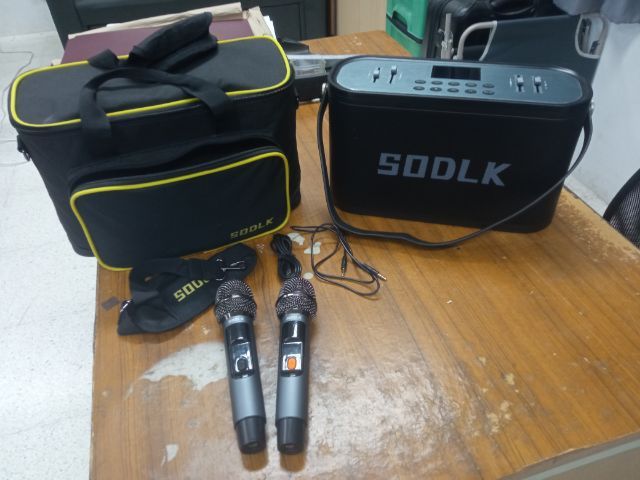 ลำโพงพกพา อื่นๆ ลำโพงบลูทูธ sodlk รุ่น 1271 พลัส พร้อมไมค์ร้องคาราโอเกะในตัว